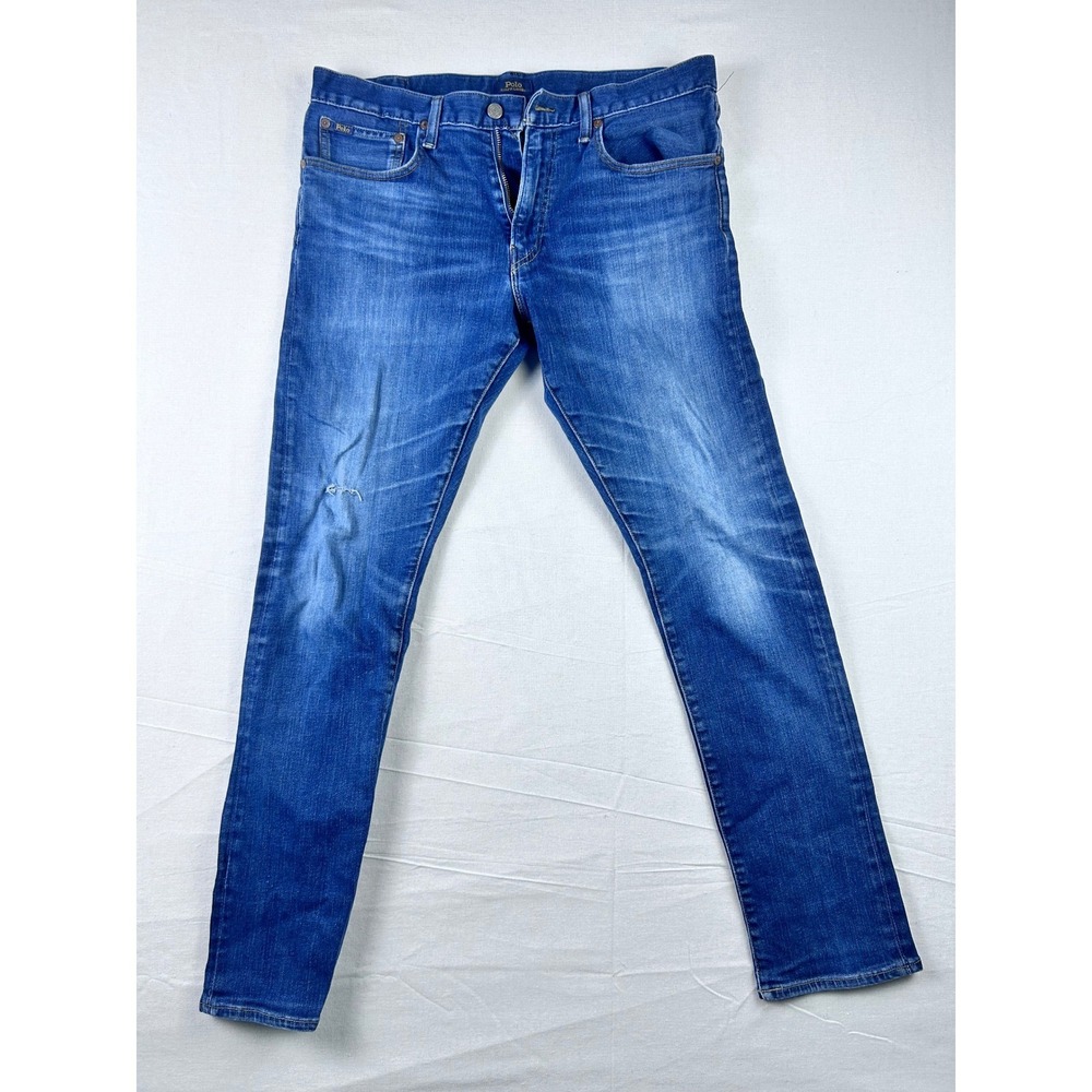 Polo‎ Ralph Lauren Sullivan Slim Fit Mens Jeans Blue Medium Wash 36x30 Denim